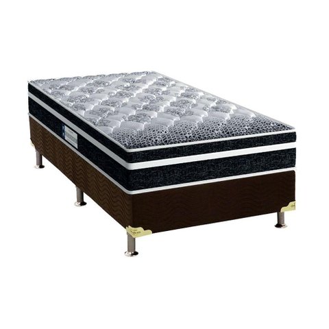 Cama Box Solteiro: Colchão Espuma D33 Probel /EP Anatômico Advanced Tech1500 Plus + Base CRC Suede B