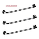 Ver imagem 2 de Kit 3 Barras de Apoio para Banheiro de 60cm Idosos e Pne