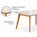 Ver imagem 4 de Conjunto Sala de Jantar Slim Madeira Maciça e 4 Cadeiras Hera Móveis Mundial