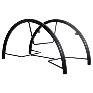 Suporte Enrolador Mangueira de Jardim Meia Lua até 30 Metros em Aço para Jardim Muro Parede