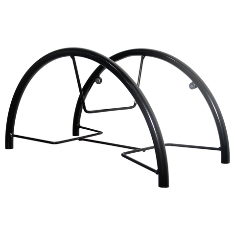 Suporte Enrolador Mangueira de Jardim Meia Lua até 30 Metros em Aço para Jardim Muro Parede