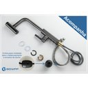 Ver imagem 2 de Torneira Misturador Gourmet Cozinha Monocomando Cor Grafite