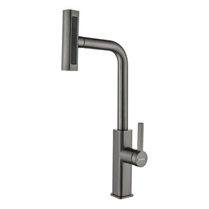 Torneira Misturador Gourmet Cozinha Monocomando Cor Grafite