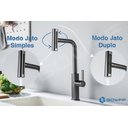 Ver imagem 3 de Torneira Misturador Gourmet Cozinha Monocomando Cor Grafite