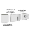 Ver imagem 5 de Armário de Cozinha Compacta 240cm Branco Stella Madesa 01