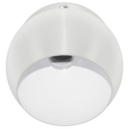 Arandela Retrô Bola Lavabo Banheiro Corredor Sacada Branco - 2