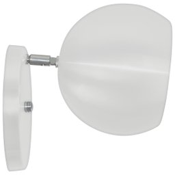 Arandela Retrô Bola Lavabo Banheiro Corredor Sacada Branco - 3