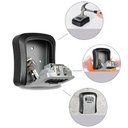 Ver imagem 6 de Mini Cofre de Parede com Segredo Lorben Senha Alterável Guarda Chaves Pequenos Objetos