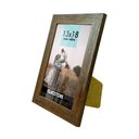Ver imagem 2 de Kit 4 Porta Retrato 13x18 Decorativo Gravata com Vidro Fotografico Sala Poster Cor:tabaco