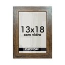 Ver imagem 3 de Kit 4 Porta Retrato 13x18 Decorativo Gravata com Vidro Fotografico Sala Poster Cor:tabaco