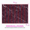 Papel de Parede Painel 3D Mármore Marrom Abstrato 4M Auto Colante Lavável Revestimento Brilhoso - 5