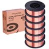 Kit 6 Rolos Arame para Solda Mig com Gás 0,8 Mm 1kg Er70s-7 - 1
