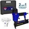 Grampeador e Pinador 2x1 Pneumatico PDR PRO-621 capacidade 100 Grampos tipo 90 ou Pinos Tipo F - 1