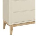 Ver imagem 3 de Cômoda Gaveteiro Classic New Areia Fosco com Natural - Moveisaqui