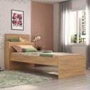 Ver imagem 1 de Cama de Solteiro para Colchão 188 X 78cm com Baú Embutido Multimóveis Mp4229
