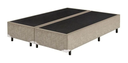 Ver imagem 2 de Base Box Casal Bipartido Bege Suede 30x138x188