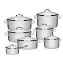 Ver imagem 1 de Conjunto de Panelas Aço Inox 7 Peças Solar Tramontina 65510770
