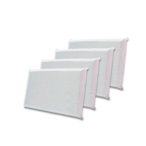 Kit 4 Travesseiros Espuma Ortopédico Firme Soft 50x70x10cm - BF Colchões