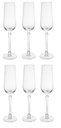 Ver imagem 1 de Cj 06 Taca Champagne Canelado Classic (transparente) 240ml