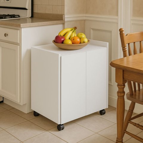 Mini Multiuso Banheiro Cozinha Escritório Eccos - Branco