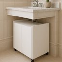 Ver imagem 2 de Mini Multiuso Banheiro Cozinha Escritório Eccos - Branco