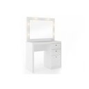 Ver imagem 1 de Penteadeira Infantil Pe-2010 C/ 3 Gavetas e Espelho Branco - Tecno Mobili