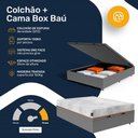 Ver imagem 6 de Cama Box Baú com Colchão Ortopédico de Espuma D33 a Vácuo Sonno Full - Lucas Home - Casal