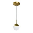 Ver imagem 4 de Pendente Lustres de Teto Jabuticaba Dourado com Globo 12cm Decoração Sala, Quarto, Lavabo