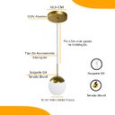 Ver imagem 3 de Pendente Lustres de Teto Jabuticaba Dourado com Globo 12cm Decoração Sala, Quarto, Lavabo