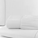 Ver imagem 2 de Jogo Lençol King 3 peças com Elástico Ponto Palito Micropercal 400 Fios:Branco