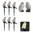 Ver imagem 2 de Coruja Lumianaria Solar Decoraçao Casa Quintal Jardim Kit 6 Uni Multiuso Resistente Aves Iluminacao