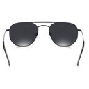 Ver imagem 2 de Oculos de Sol Unissex Polarizado Design Classico Hexágono Uv400 Preto