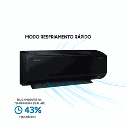 Ar Condicionado Split Inverter Samsung WindFree Black Edition 24.000 Btus Quente e Frio 220v - 6