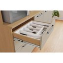Ver imagem 7 de Cozinha Compacta Nobreza C/ 5 Portas e 2 Gavetas 160cm Carvalho/cinza - Nesher