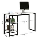 Ver imagem 3 de Mesa Escrivaninha Office Estilo Industrial Moderno