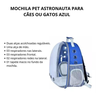 Mochila Pet para Transporte de Cães e Gatos Visão Panorâmica - 2