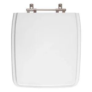 Tampa de Vaso Vila Rica Branco para Bacia Icasa Quadrada Antiga