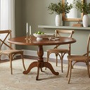 Ver imagem 1 de Mesa de Madeira Maciça Oval com Pés Torneados - Imbuia Glazer 175x110 - 6 Lugares