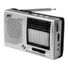 Radio Portatil FM/MW/SW 1-9 Midi MD-410USB 0.5 Watts A Pilha - Prata/Preto - 1