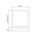 Ver imagem 4 de Painel de Led Stella Quadrado Eco de Sobrepor 24w Bivolt Branco 3000k Luz Amarela Sth21964q/30