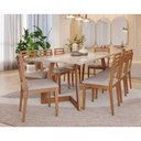 Ver imagem 4 de Cadeiras Sala de Jantar Madeira Maciça 2un Juparanã Madeira/linho Cinza