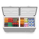 Ver imagem 4 de Freezer e Refrigerador Horizontal Da550if Metalfrio com 543 Litros e 2 Portas Bivolt