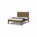 Ver imagem 2 de Cama Casal em MDF com Cabeceira Entrelaçada Laila Jequitiba/Off White Marrom