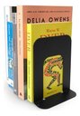 Ver imagem 2 de Kit Suportes de Livros de Metal Organizador Biblioteca 2 Pçs:preto