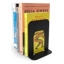 Ver imagem 2 de Kit Suportes de Livros de Metal Organizador Biblioteca 2 Pçs:preto