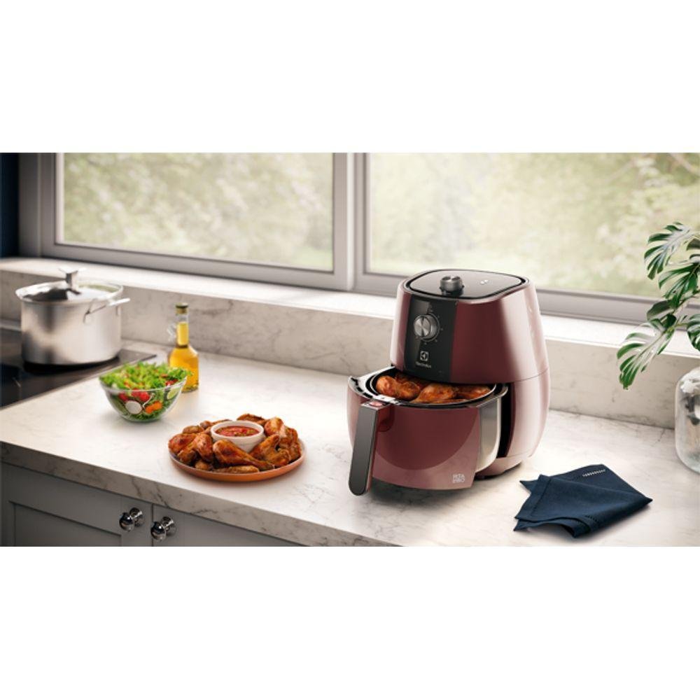 Fritadeira Elétrica Electrolux Airfryer Vermelha 127v Eaf31 - 6