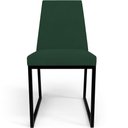 Ver mais imagens de Kit 02 Cadeiras para Sala Jantar Base Aço Industrial Preto Dafne L02 Suede Verde Musgo - lyam