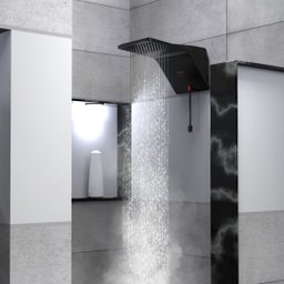 Chuveiro Ducali Eletrônico Preto Regulagem 220v Zagonel:preto - 1