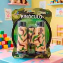 Ver imagem 2 de Brinquedo Binóculo Bússola Cordão Infantil Camuflado Militar