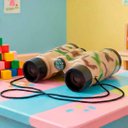 Ver imagem 1 de Brinquedo Binóculo Bússola Cordão Infantil Camuflado Militar